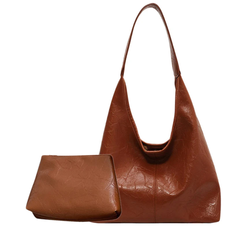 Distressed Leather Tote